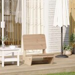 vidaXL Chaise de jardin 60x64x70 5 cm bois de pin massif