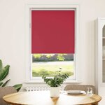 vidaXL Store enrouleur occultant rouge largeur du tissu 80 7 cm