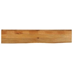 vidaXL Dessus de table à bord vivant 180x30x2 5cm bois massif manguier