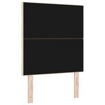 vidaXL Tête de lit avec tête de lit Crème 80 cm tissu