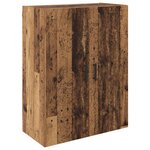 vidaXL Armoire Murale 2 Pièces Bois ancien 69 5 x 34 x 90 cm