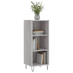 vidaXL Buffet sonoma gris 34 5x32 5x90 cm bois d'ingénierie