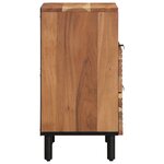 Table de chevet vidaXL 50x33x62 cm en Bois d'Acacia Massif