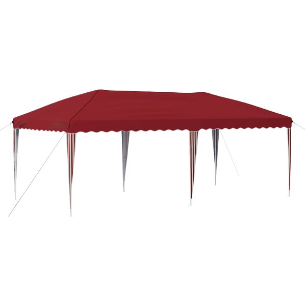 vidaXL Tente de fête pop-up 575 x 290 x 245 cm Bordeaux