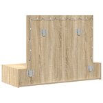 vidaXL Table de Toilette Marron 100 x 40 x 70 cm Bois d'ingénierie