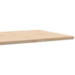 vidaXL Dessus de table 3 Pièces 80x53x1 7cm rectangulaire bois pin massif