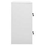 vidaXL Armoires à casiers 2 Pièces Gris clair et bleu 90x45x92 5 cm Acier