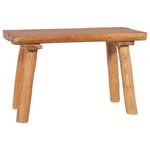 vidaXL Banc de jardin 80 cm Bois de teck massif