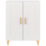 vidaXL Buffet Blanc 69 5x34x90 cm Bois d'ingénierie