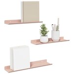 vidaXL Étagère flottante 3 pc Rose 40 x 9 x 2 5 cm Acier