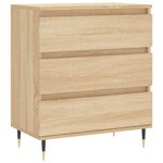 vidaXL Buffet Chêne sonoma 60x35x70 cm Bois d'ingénierie