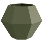 vidaXL Jardinière Vert olive 75 x 75 x 60 cm Acier