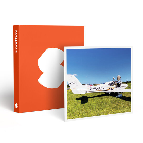 SMARTBOX - Coffret Cadeau 1h de vol privé en avion au-dessus de Lyon et ses alentours pour 3 personnes - Sport & Aventure