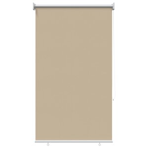 vidaXL Store roulant extérieur protection UV Beige Polyester