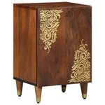 vidaXL Set de Meubles de Salle de Bain 4 Pièces Marron 62 x 33 x 58 cm