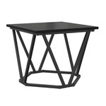 vidaXL Table basse 3 Pièces Chêne noir 50 x 50 x 40 cm