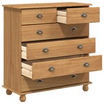 vidaXL Commode 'ASKIM'91x40x95.5 cm Bois Massif de Pin