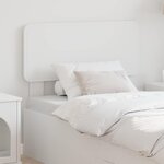vidaXL Tête de lit Blanc 100 cm Bois d'ingénierie