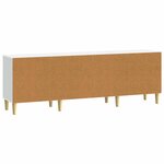 vidaXL Meuble TV Blanc 150 x 31 x 50 cm Bois d'ingénierie