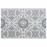 vidaXL Tapis d'extérieur ARAKIL Gris clair 190x290 cm PP