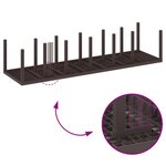 vidaXL Ensemble de salle à manger jardin de 15 pièces en Rattan marron