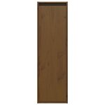 vidaXL Armoires murales 2 Pièces Marron miel 30x30x100 cm Pin massif