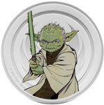 Pièce de monnaie en Argent g 31.1 (1 oz) Millésime Good and Evil YODA VS EMPEROR PALPATINE