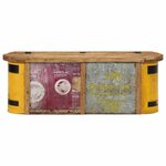 vidaXL Banc de rangement/buffet 120x30x40 cm bois de récupération