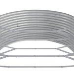vidaXL Lit surélevé de jardin Acier galvanisé Anthracite