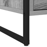 vidaXL Table de chevet Gris Sonoma 50 x 39 5 x 50 cm Bois d'ingénierie