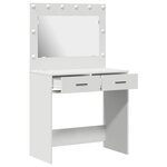 vidaXL Coiffeuse Blanc 78.5 x 41 x 135 cm Bois d'ingénierie