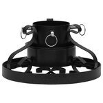 vidaXL Support de sapin de Noël Noir 29x29x15 5 cm
