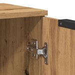 vidaXL Buffet chêne artisanal 60x30x70 cm bois d'ingénierie