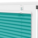 vidaXL Store plissé vert pétrole 45x200 cm largeur du tissu 44 4 cm