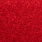 vidaXL Tapis d'escalier 30 pièces 65 x 21 x 4 cm Bordure rectangulaire rouge