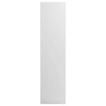 vidaXL Garde-robe Blanc brillant 50x50x200 cm Bois d’ingénierie