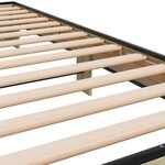 vidaXL Cadre de lit sans matelas chêne sonoma 100x200 cm