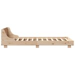 vidaXL Cadre de lit sans matelas 75x190 cm bois de pin massif