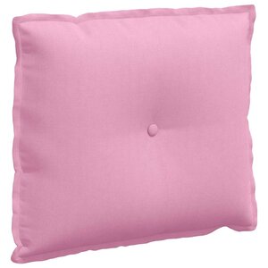 vidaXL Coussin de Dos Rose 60 x 19 x 50 cm tissu