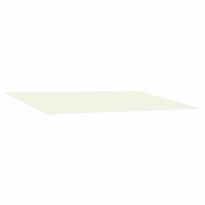 vidaXL Toile de rechange pour auvent Crème 600 × 350 cm Polyester