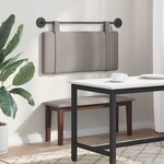 vidaXL Tête de lit suspendue Taupe Tissu