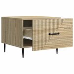 vidaXL Table basse Chêne Sonoma 49 x 50 x 40 cm Bois d'ingénierie