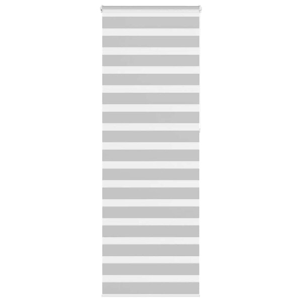 vidaXL Store zèbre gris clair largeur du tissu 80 9 cm polyester