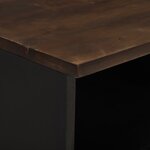 vidaXL Meuble TV 100x33.5x46 cm Bois massif Mangou&bois d'ingénierie