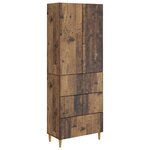 vidaXL Ensemble de Meubles 2 Pièces 66 x 34 5 x 90 cm Bois d'ingénierie