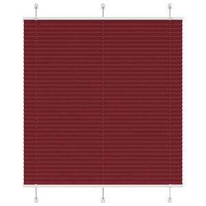 vidaXL Store plissé rouge bordeaux 120x150 cm largeur du tissu 119 4cm