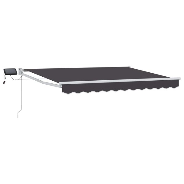 vidaXL Store rétractable manuel avec LEDs 3 x 2 5 m