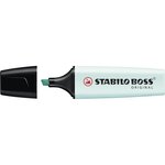 Surligneur BOSS ORIGINAL Pastel Pointe Biseautée 2 - 5 mm Turquoise Pastel x 10 STABILO