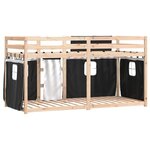 vidaXL Lit superposé sans matelas 80x200 cm bois de pin massif