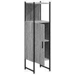 vidaXL Armoire de salle de bain sonoma gris 33x33x120 5 cm